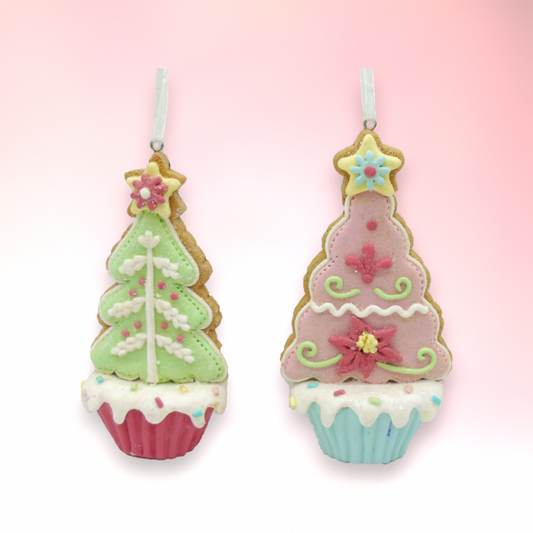 December Diamonds 05-05160 Iced Cookie Cupcake Ornament 5"