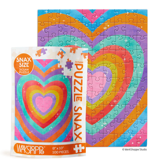 Werkshoppe 10217 Velvet Heart 100 Piece Puzzle Snax