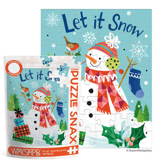 Werkshoppe 10879 Let It Snow 48 Piece Puzzle Snax