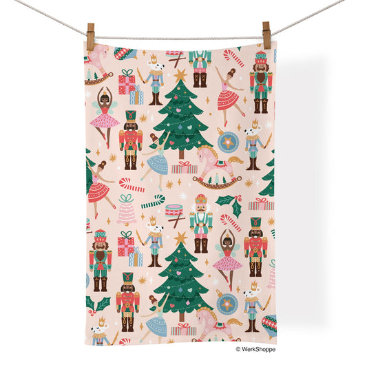 Werkshoppe 10884 Nutcracker Ballet Cotton Tea Towel