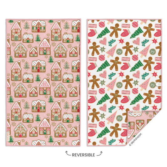 Werkshoppe 10886 Gingerbread Cookies Microfiber Towel