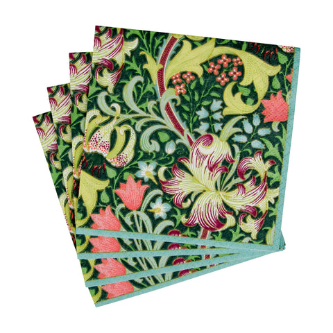 Caspari 12923 Golden Lily Forest Napkins