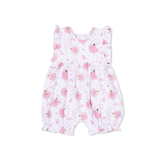 Angel Dear 1318-S26-RBB Ribbon Ballerinas Ruffle Playsuit