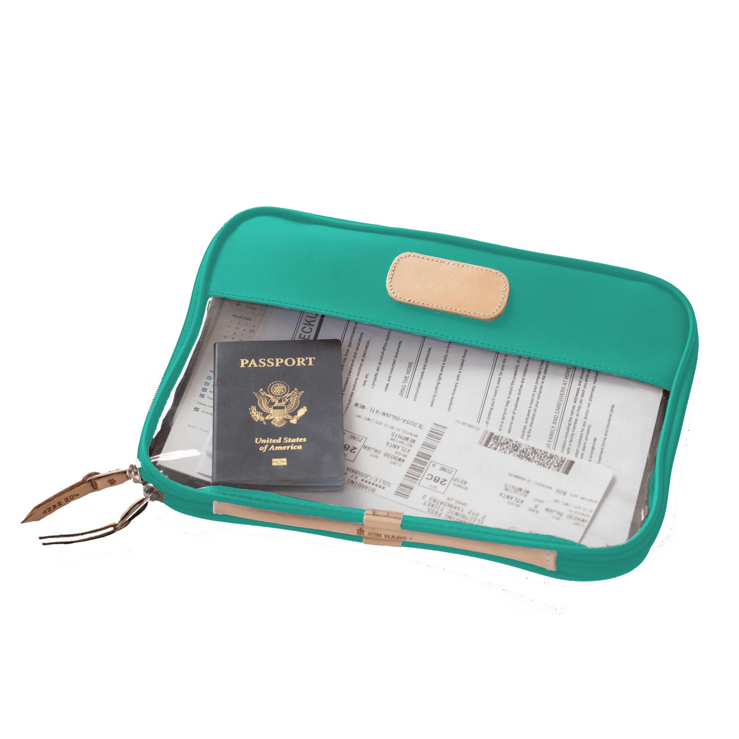 Jon Hart Clear Folio - Coated Canvas