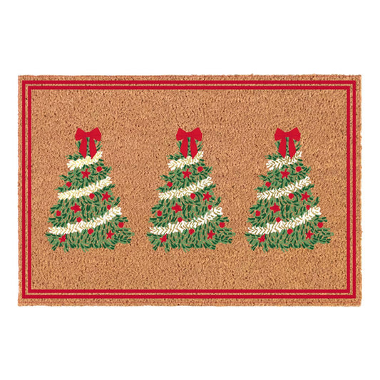 Mary Square Christmas Door Mat