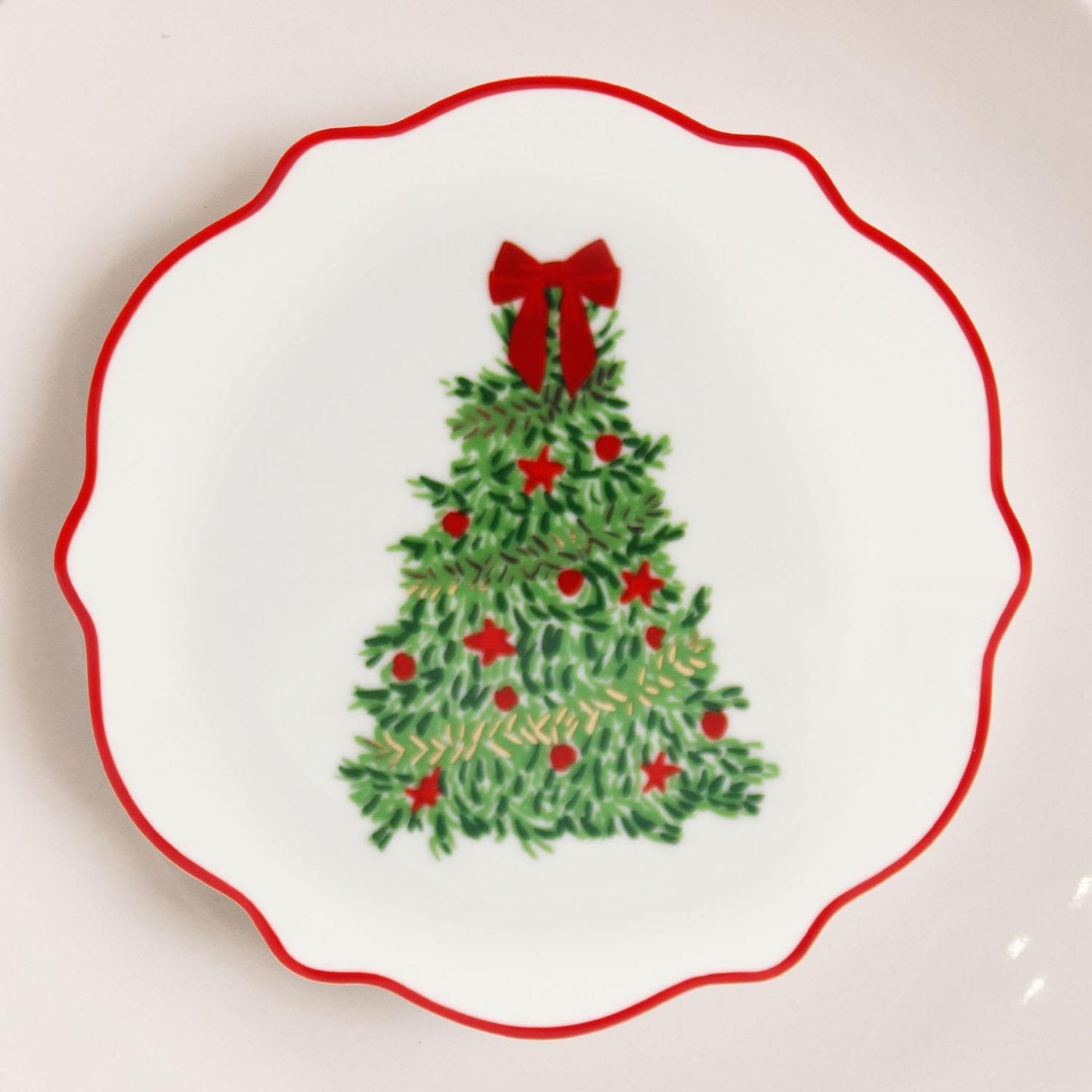 Mary Square 67620 Traditional Tree Appetizer Plate