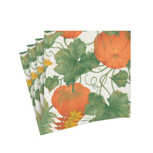 Caspari 15670 Heirloom Pumpkins Napkins