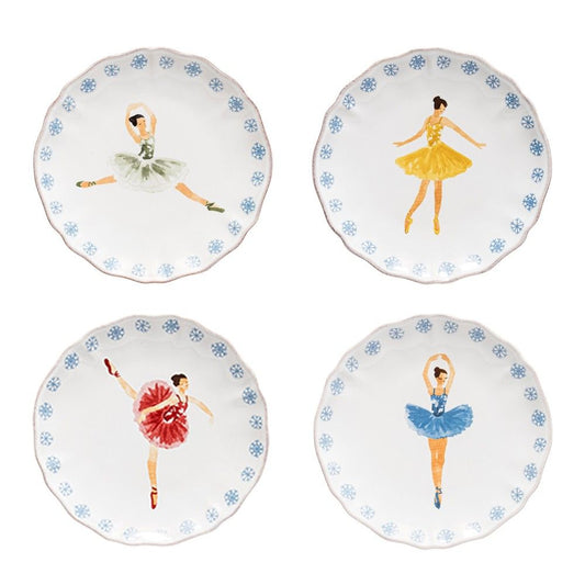 Casafina TPS10-WHI Nutcracker Bread Plate - White