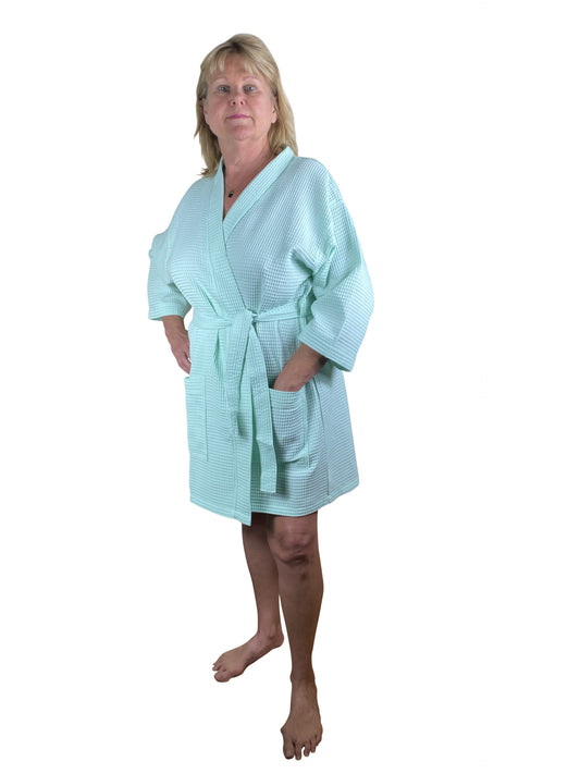 Alan Pendergrass Robes 1715 Waffle Robe - 36" Length