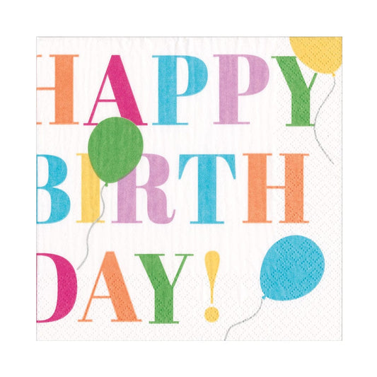 Caspari 17491L Birthday Surprise Luncheon Napkins
