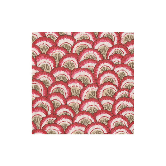 Caspari 17790 Pontchartrain Scallop Napkins - Red