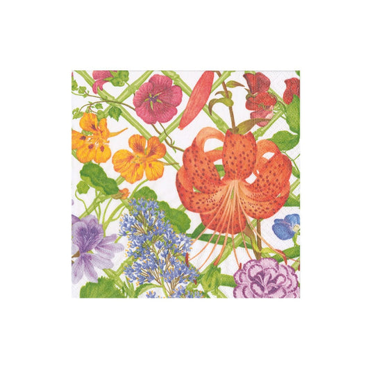 Caspari 17830 Floral Trellis Napkins