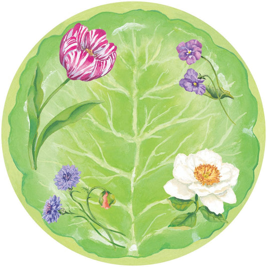 Caspari 18410 Floral Majolica Paper Goods