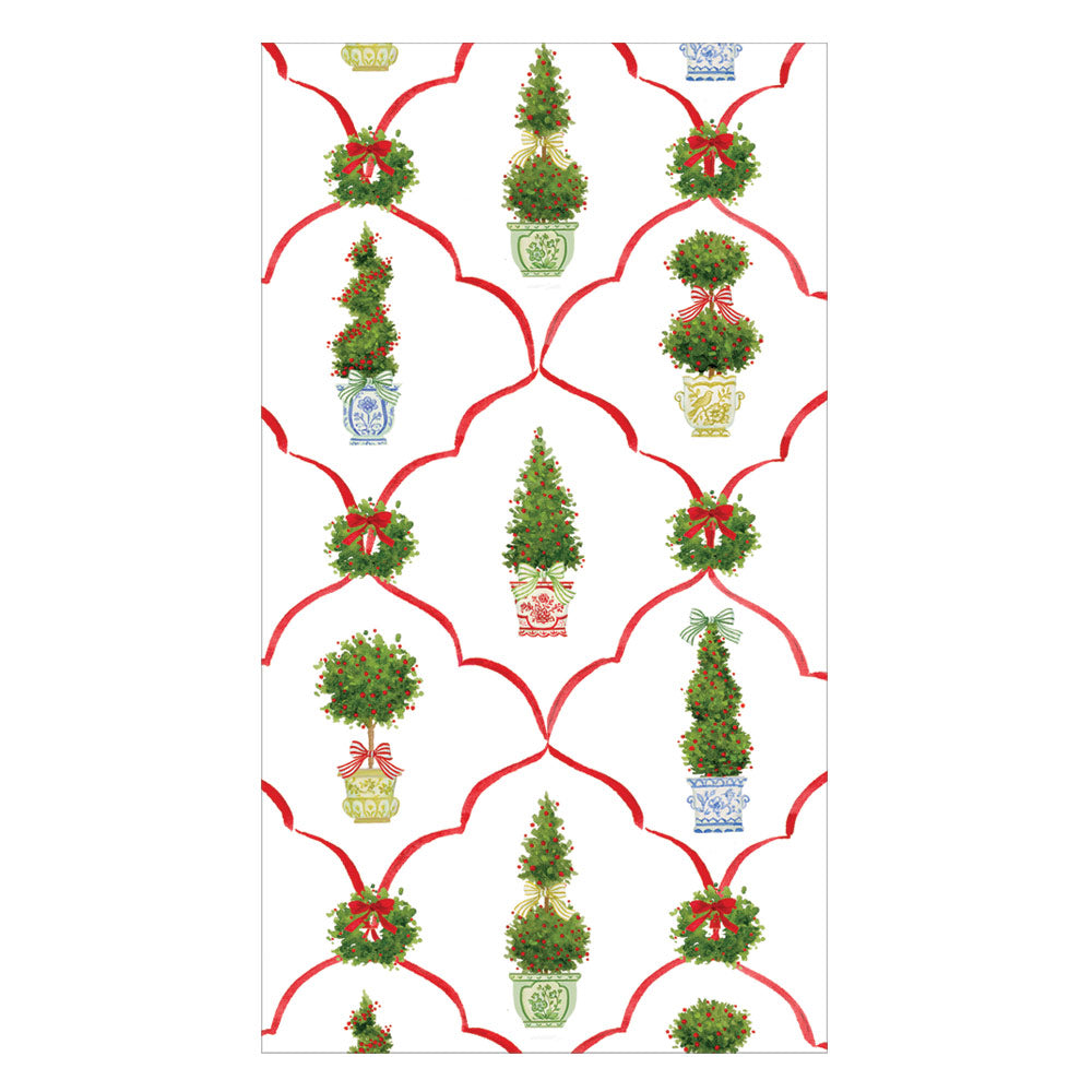 Caspari 18610 Petit Jardin De Noel Napkins