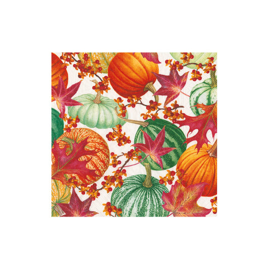 Caspari 18790 Gourds and Leaves Napkins