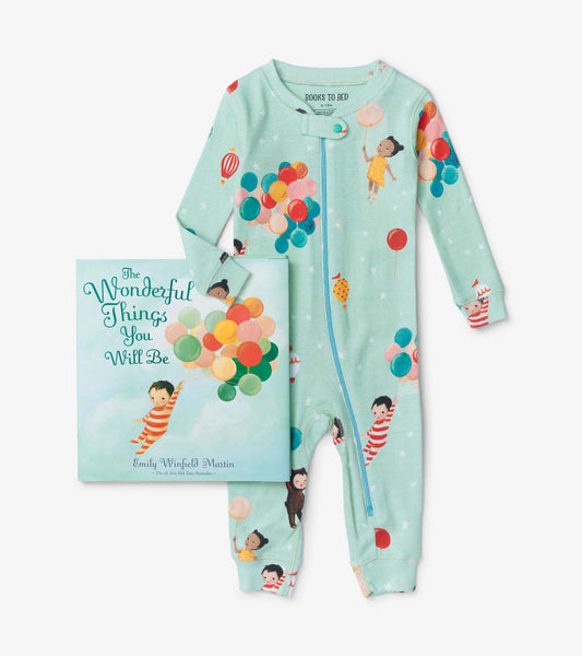 Books to Bed 19WOND1 Wonderful Things You Will Be Coverall with Book 12-18M