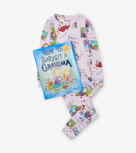 Books to Bed 1HBG1 How to Babysit a Grandma Pajama set