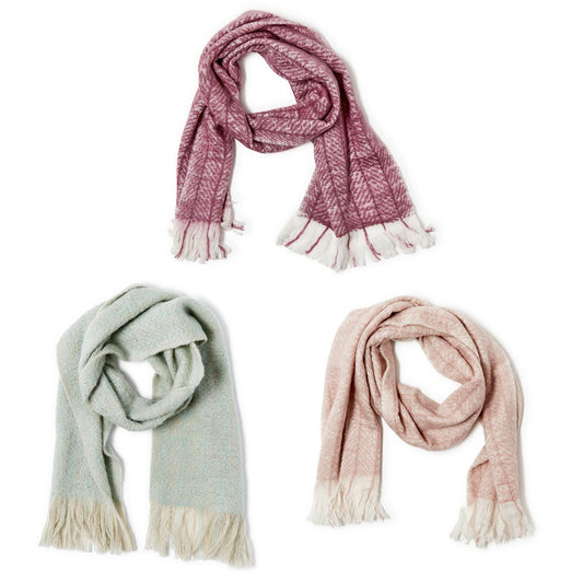 Two's Company 201081-20 Interwoven Scarf Assortment 3