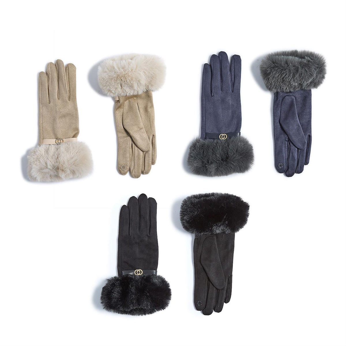 2 Chic 201523-20 Glove with Rhinestone Bits