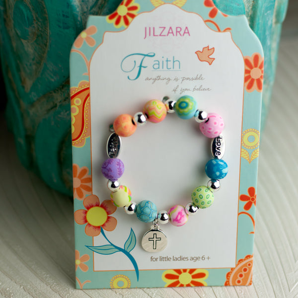 Jilzarah Girls Faith Bracelet