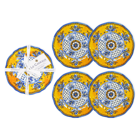 Le Cadeaux 097BEN Benidorm Appetizer Plates - Set of 4