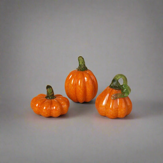 Gerson 2597630 Handblown Glass Pumpkin