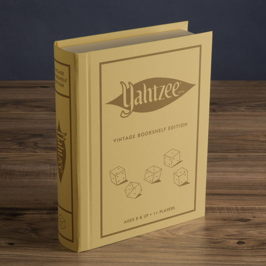 WS Game Company 27440AC Vintage Bookshelf Edition Game - Yahtzee