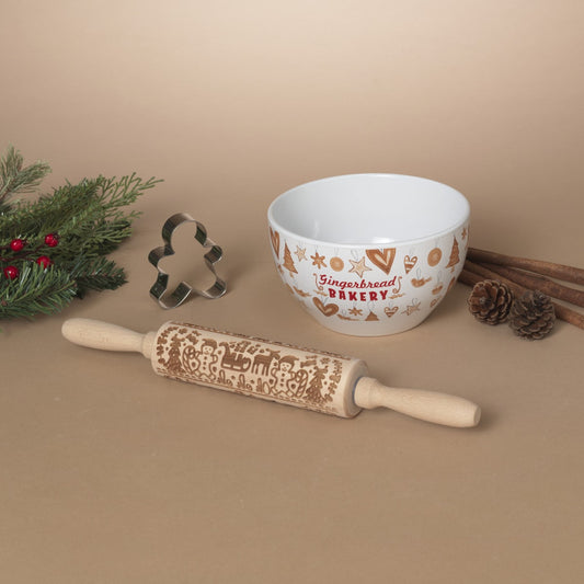 Gerson 2807110 Holiday Cookie Baking Set