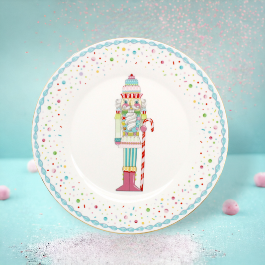 December Diamonds 29-29746 Candy Nutcracker Plate