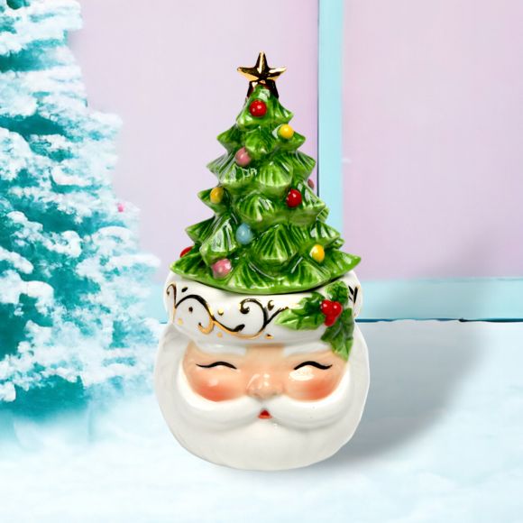 December Diamonds 29-29889 Santa/Tree Salt and Pepper Set