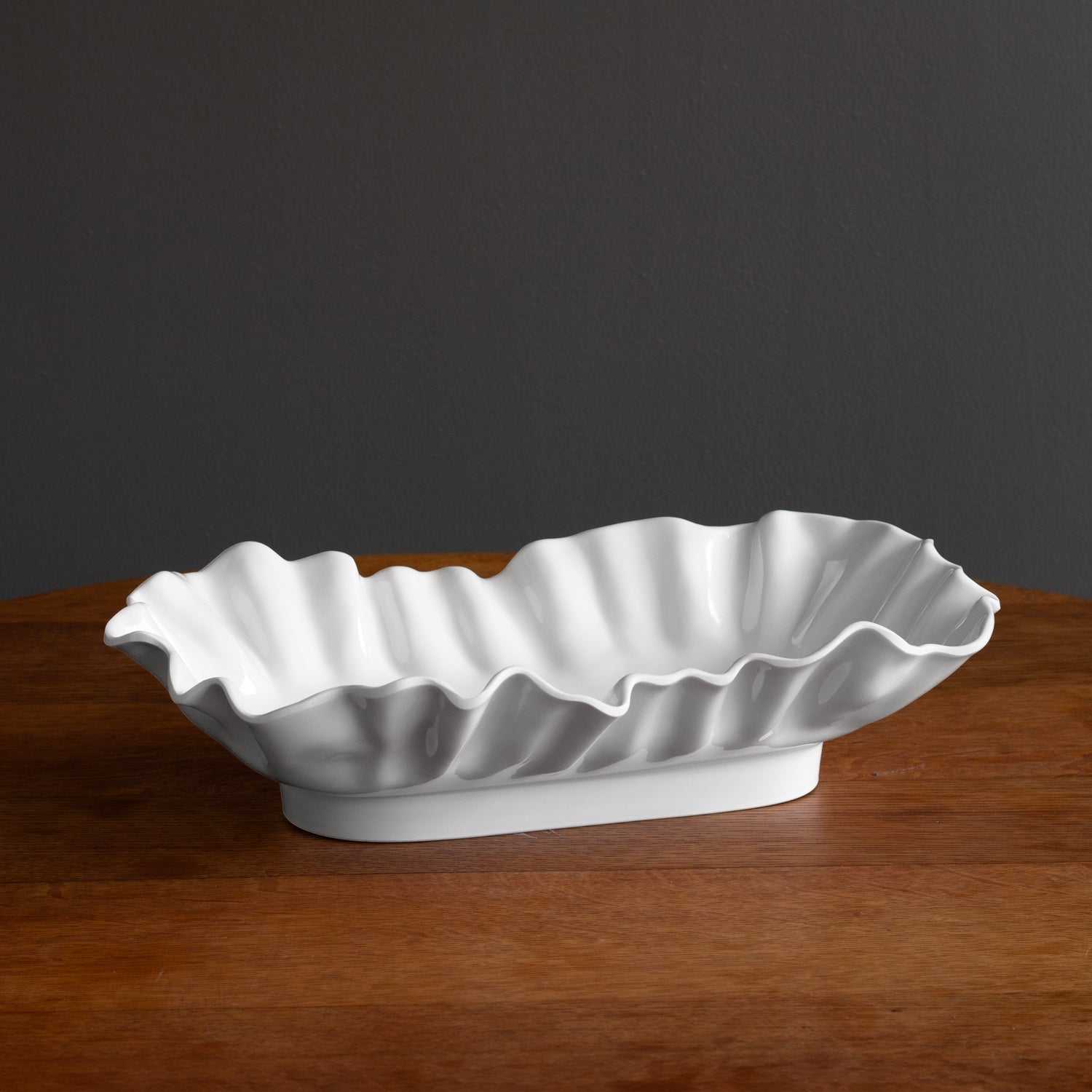 Beatriz Ball 2945 Bloom Extra Large Oval Bowl - White