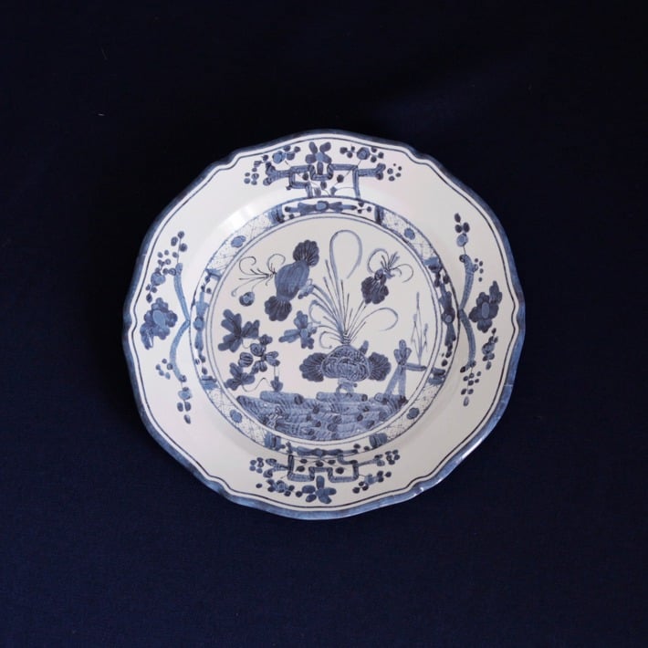 Beatriz Ball 3092 VIDA Faenza 9" Salad Plate  - Blue & White