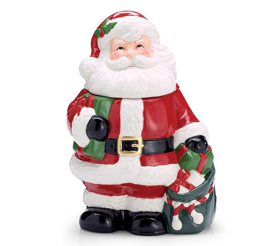 Burton & Burton 314081 HO HO HO Santa Cookie Jar