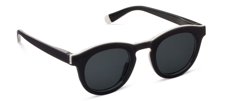 Peepers 3339D000 Beverly Shores Polarized Sunglasses - Black 0.00