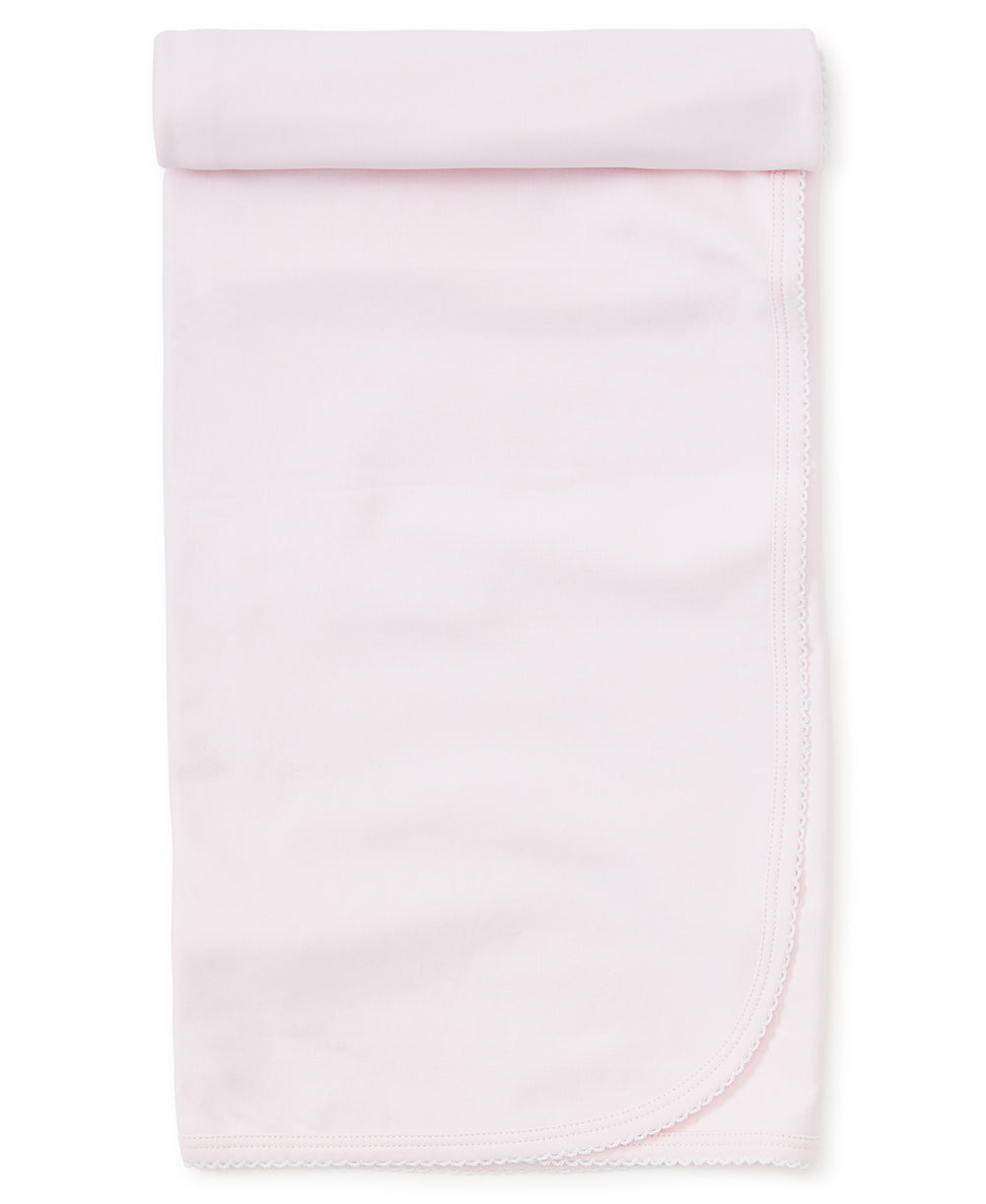 Kissy Kissy Basics Pink/ White Blanket