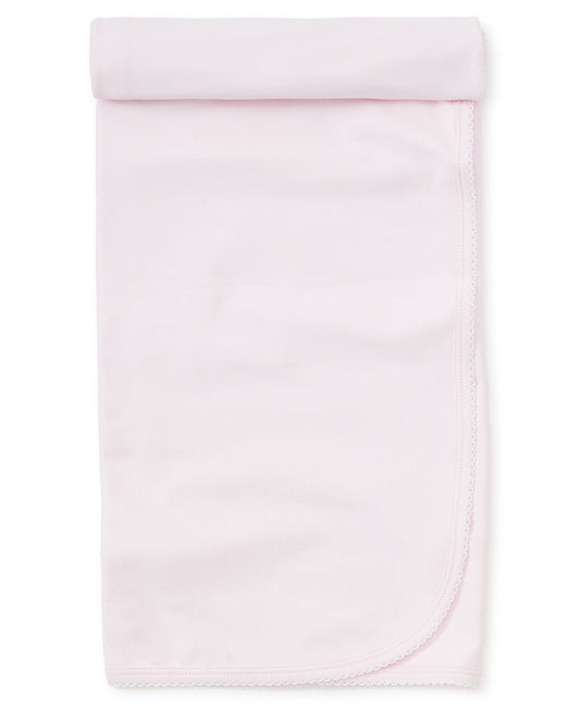 Kissy Kissy Basics Pink/ White Blanket
