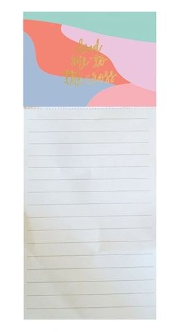 Mary Square Magnetic Notepad