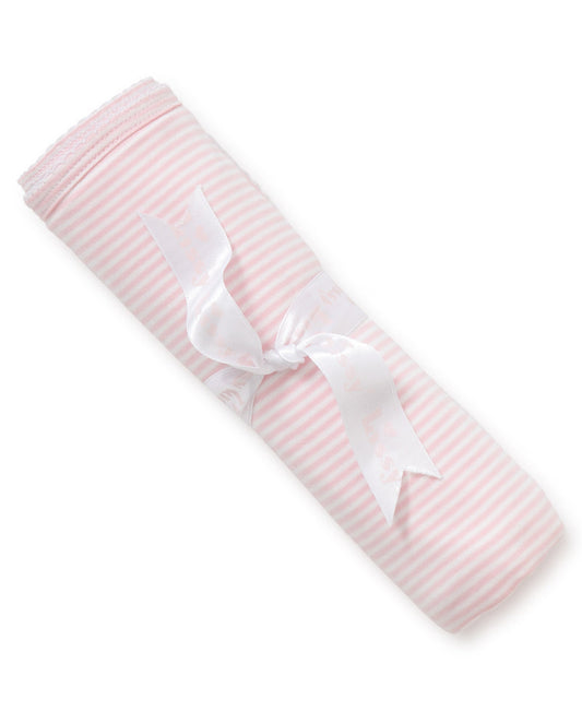 Kissy Kissy Stripes Blanket -Pink