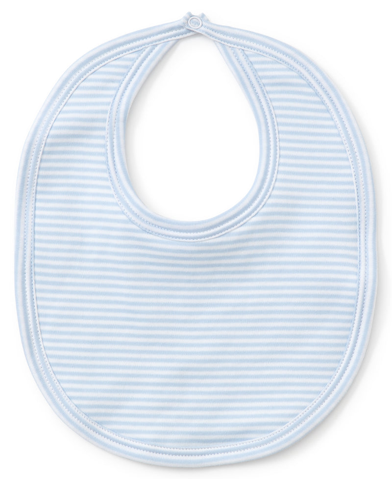 Kissy Kissy Simple Stripes Blue Bib