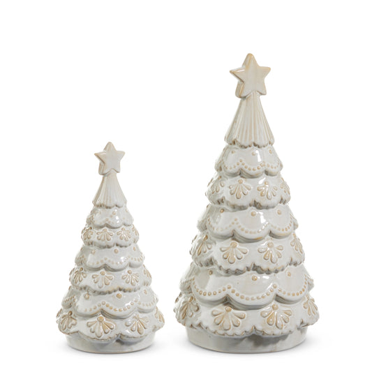 Raz Imports 4519129 White Glazed Tree