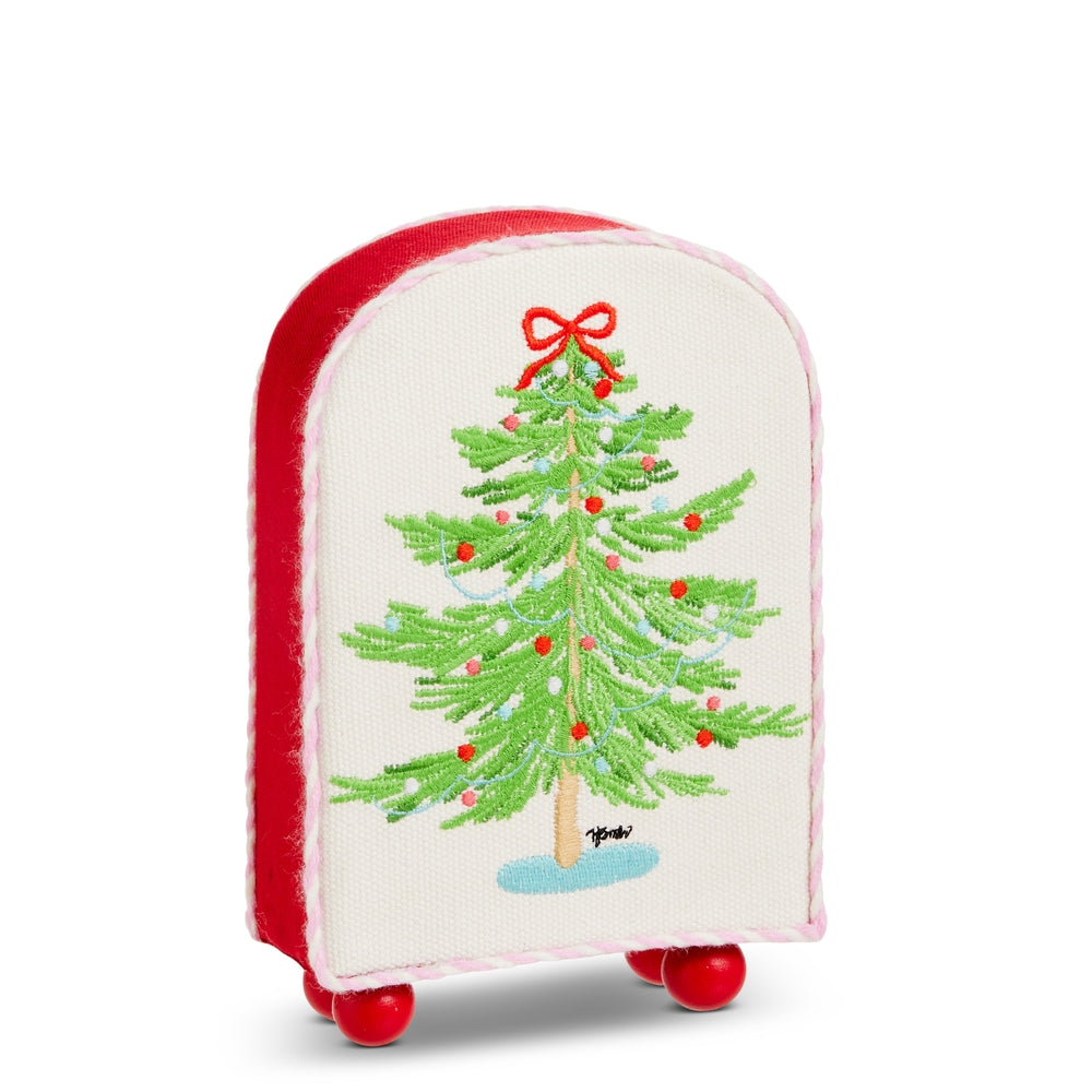 RAZ Imports 4616469 Needlepoint Tree With Feet - 7.25"