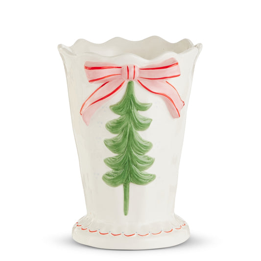RAZ 4617818 Bow and Tree Vase