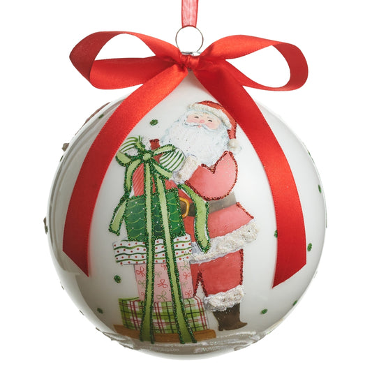 RAZ Imports 4624864 5" Magical Delivery Ball Ornament