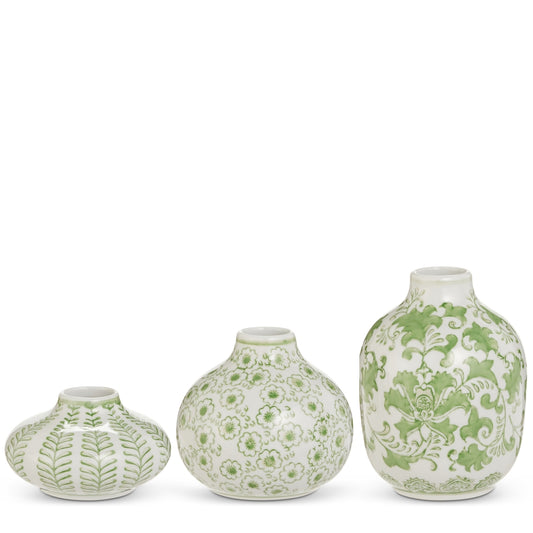 RAZ Imports 4651080 Green Bud Vase