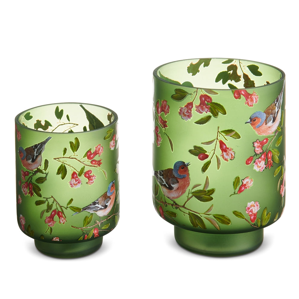 RAZ Imports 4671274 Bird Floral Pattern Container