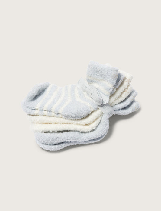 Barefoot Dreams B475 CCL Infant Socks 3-pack