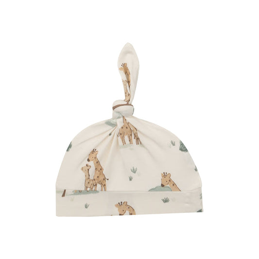 Angel Dear 481-F24-GIF1 Giraffe Families Knotted Hat 0-3M