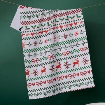 Geometry Christmas Kitchen Towels - 2026