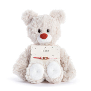 Demdaco 5004820205 XOXO Cream Bear