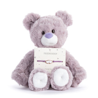 Demdaco 5004820209 Friendship Purple Bear
